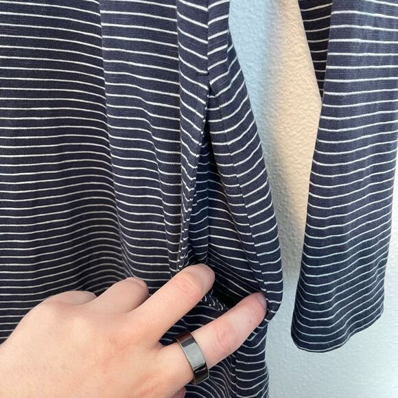 Toad & Co Windmere Striped Long Sleeve Dress Size Large - Picture 3 of 8